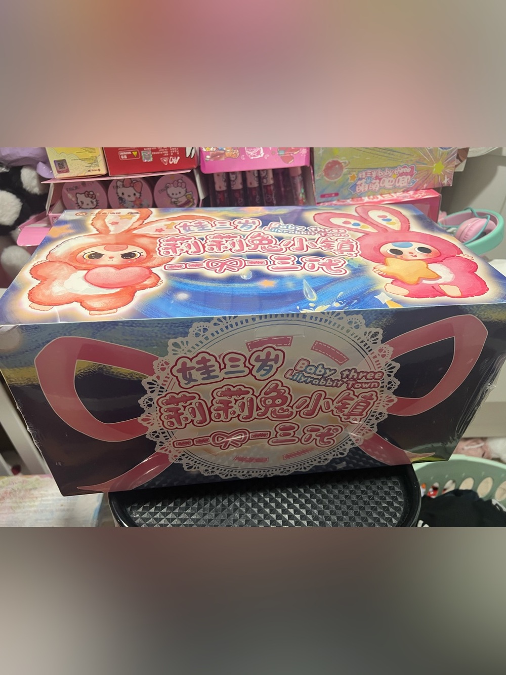 Cute Pink Baby Three Lilyrabbit Town case